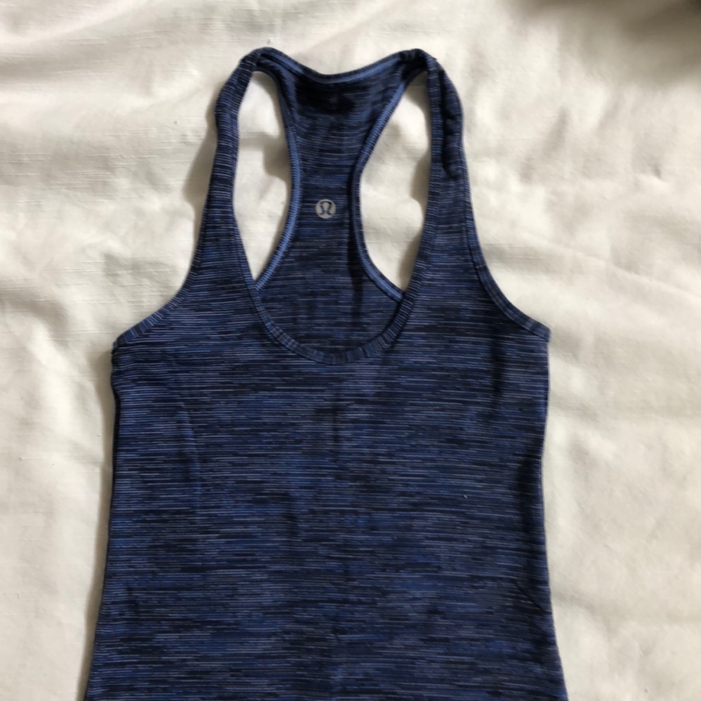 Blue and black lulu tank - size 4